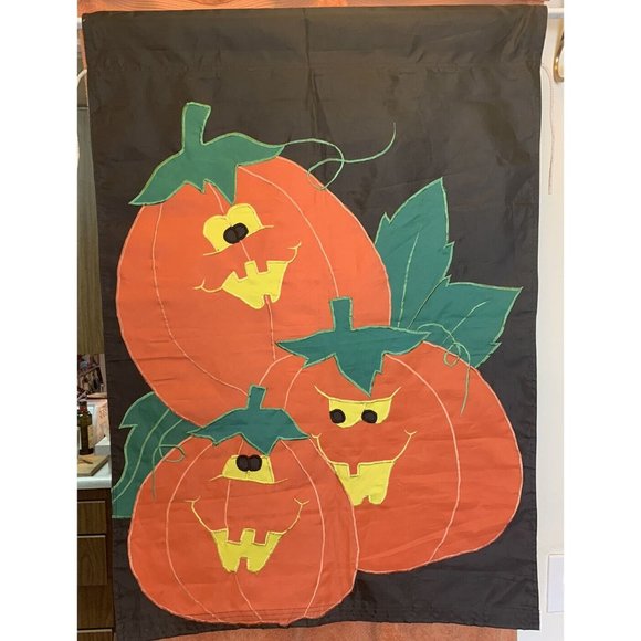 Unbranded Other - Jack-O’-Lantern Yard Flag 27 X 38 Garden Decor Halloween